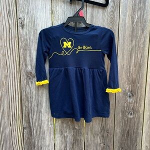 Coloseum Michigan Wolverines Infant Dress Sz 6-12 months